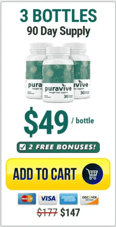 Puravive 3 bottle